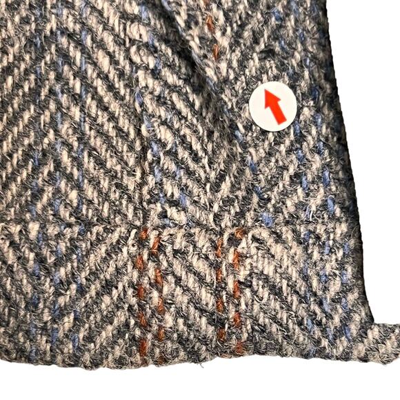 Vintage Harris Tweed Size 42R Wool 2 Button Blazer Sport Coat Jacket Classic - Picture 15 of 15